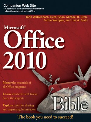 cover image of Office 2010 Bible
